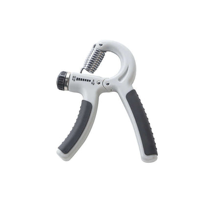Adjustable grip strengthener for home exercise, 10kg to 40kg range, enhances hand, wrist, and forearm strength, portable fitness equipment.