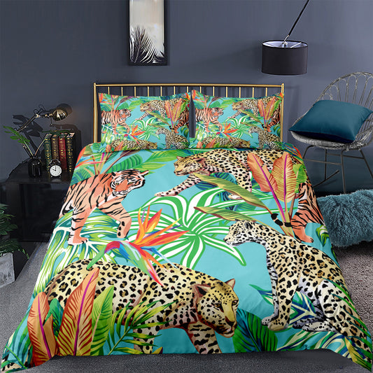 "Digital Printed Bedding Quilt Cover - Vibrant and Stylish Home Textile for Cozy Bedrooms"