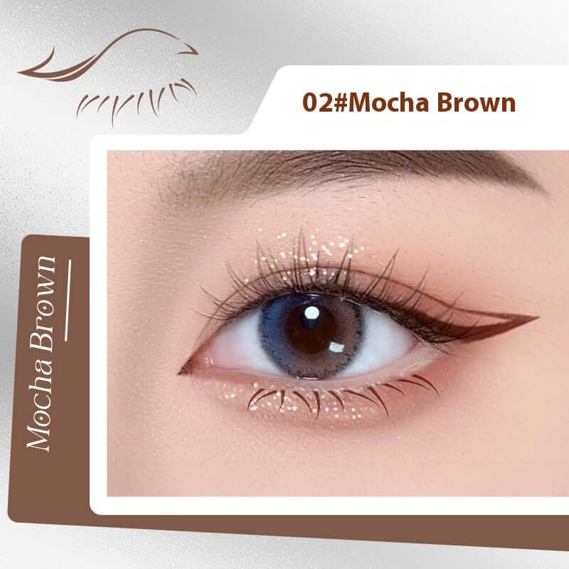 "Double-Headed Lower Eyelash Stamp Pen - Waterproof, Natural-Looking, Long-Lasting Eyeliner for Beauty"