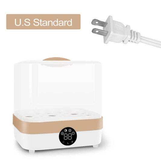 US standard sterilizing dryer for maternal and baby products, ZRX-0860 model with power plug, 400W polypropylene baby bottle sterilizer