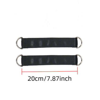 DIY exercise equipment pull-up strap, 20cm length, set of 2 pieces, made of ribbon material for fitness purposes.