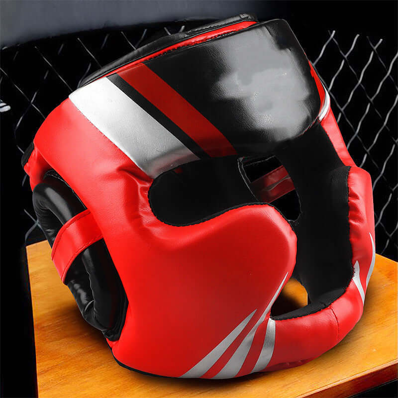 “Boxing Helmet – Thick Face and Head Protection for Enhanced Safety During Fights”