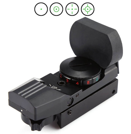 "11/20 mm Holographic Sight - Precision Optical Scope with Adjustable Magnification for Enhanced Targeting Accuracy"