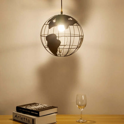 Globe Pendant Light – Earth Globe Lamp for Unique and Artistic Illumination