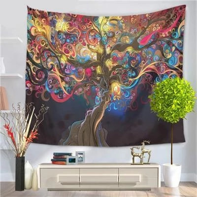 Home Decor Tapestry Tarpaulin - Stylish and Durable Wall Art for Unique Interior Decor