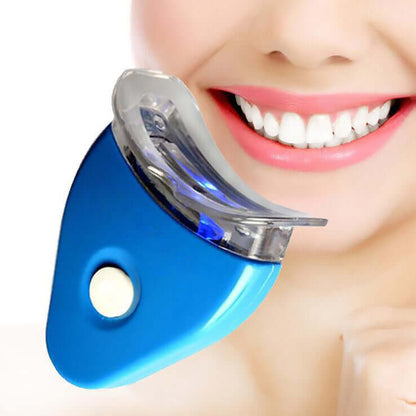 "Oral Gel Teeth Whitening - Dental Bleaching Gel with LED Light for Effective Tooth Whitening"