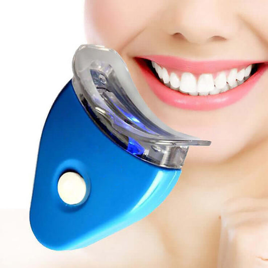 "Oral Gel Teeth Whitening - Dental Bleaching Gel with LED Light for Effective Tooth Whitening"
