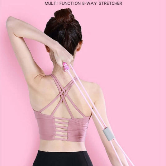 Eight-Shaped Elastic Rope Stretch Belt - Arm Fitness Exercise Equipment"