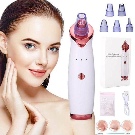 "Blackhead Remover Tool - Acne Vacuum Suction for Pore Cleaning and Black Dot Removal, Face Cleanser for Beauty Skin Care"