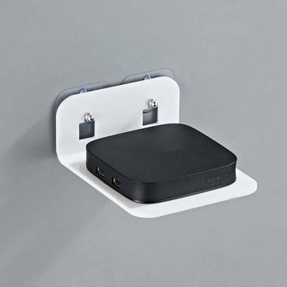"Living Room Camera Monitoring Shelving Bracket - Adjustable Mounting Solution for Secure and Discreet Camera Placement"