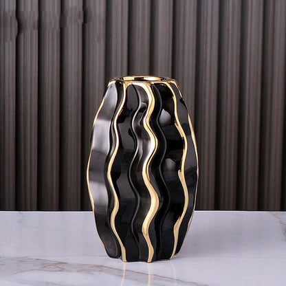 "Simple creative vase with water culture flowers for elegant home decor"