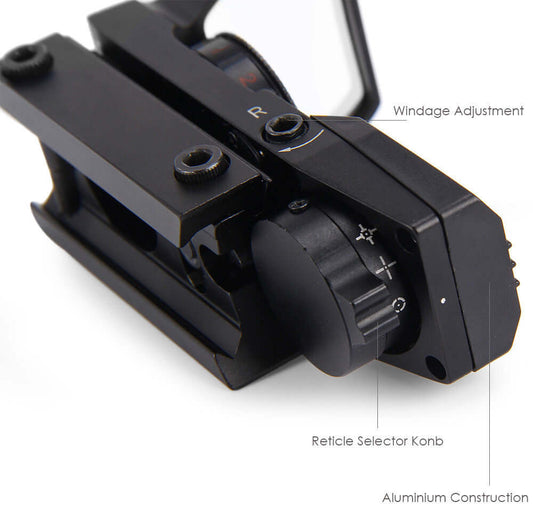 "11/20 mm Holographic Sight - Precision Optical Scope with Adjustable Magnification for Enhanced Targeting Accuracy"