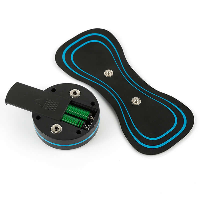"Portable Mini Electric Neck and Back Massager - Cervical Massage Stimulator with USB Charging for Pain Relief and Relaxation"