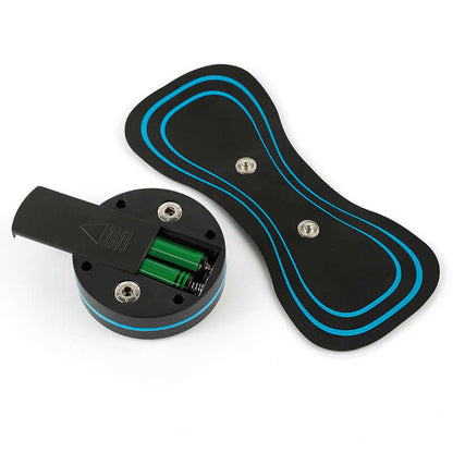 "Portable Mini Electric Neck and Back Massager - Cervical Massage Stimulator with USB Charging for Pain Relief and Relaxation"