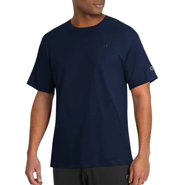 Champion Men'S Classic T-Shirt, Everyday Tee For Men, Comfortable Soft Men'S T-Shirt (Reg. Or Big & Tall) X-Large Navy