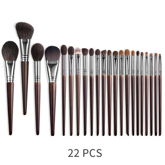 "Natural Makeup Brush Set – Goat Hair Eyeshadow Brushes for Precision and Effortless Application of Eye Makeup"