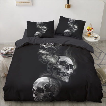 Four-Piece Marble Pillowcase Bedding Set - Luxurious Home Textile for Stylish Sleep Spaces