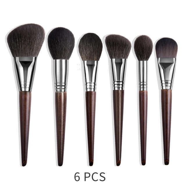 "Natural Makeup Brush Set – Goat Hair Eyeshadow Brushes for Precision and Effortless Application of Eye Makeup"