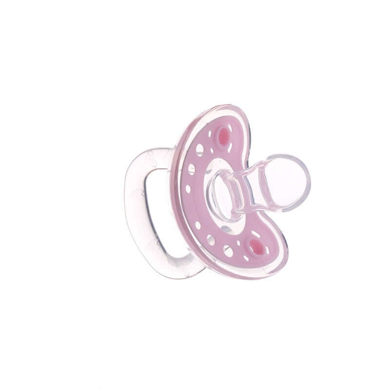 "Full Silica Gel Two-Color Liquid Silicone Baby Pacifier for Sleep Comfort"