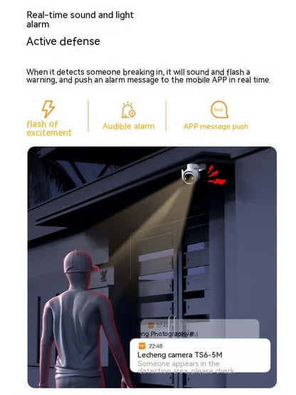 5 Million Clear Outdoor Surveillance Cameras - High-Resolution, Weatherproof Security Cameras for Superior Surveillance