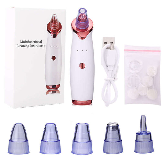 "Blackhead Remover Tool - Acne Vacuum Suction for Pore Cleaning and Black Dot Removal, Face Cleanser for Beauty Skin Care"