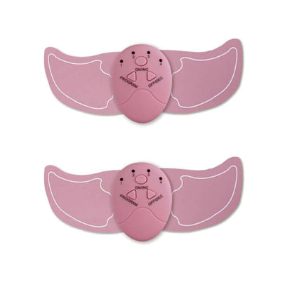 Pink home exercise abdominal patches for fitness and health massage