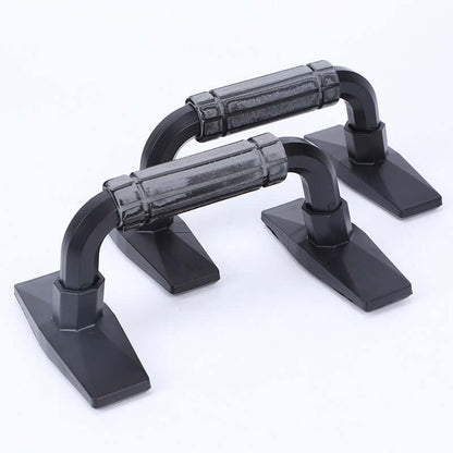 H-type push-up support chest exercise equipment in black for office, outdoor, and home fitness, weight 0.72 kg, perfect for fitness and body training.