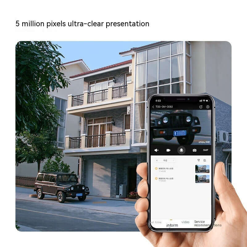 5 Million Clear Outdoor Surveillance Cameras - High-Resolution, Weatherproof Security Cameras for Superior Surveillance