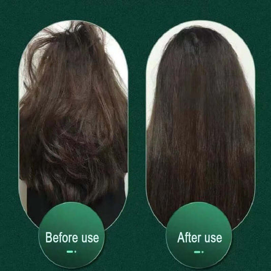 "2-in-1 Hair Straightener and Hot Comb - Negative Ion Curling Tong and Dual-Purpose Electric Hair Brush"