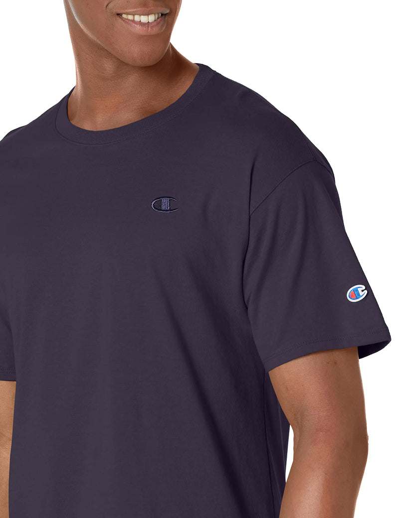 Champion Men'S Classic T-Shirt, Everyday Tee For Men, Comfortable Soft Men'S T-Shirt (Reg. Or Big & Tall) X-Large Navy